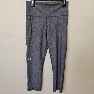 NWT Under Armour Women's Gray Compression Activewear Leggings Size Small